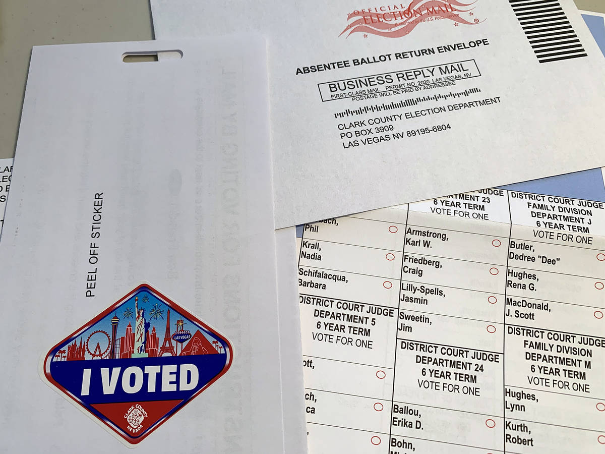 In an effort to help prevent the spread of COVID-19, the June primary election was conducted by ...