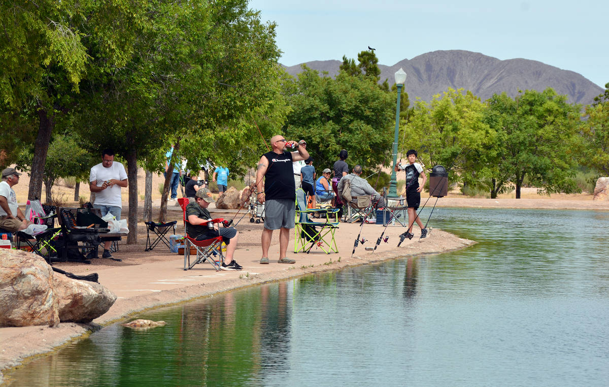 Seen on Scene At Free Fishing Day Boulder City Review