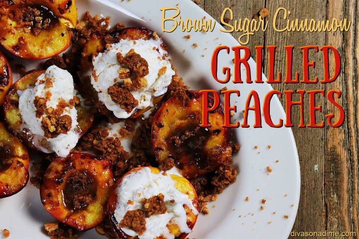 (Patti Diamond) A bit of heat and smokiness from the grill turns juicy peaches into a divine de ...