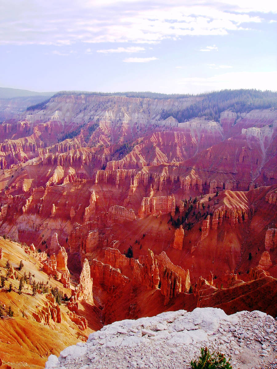 (Deborah Wall) Cedar Breaks National Monument’s natural amphitheater is filled with lime ...