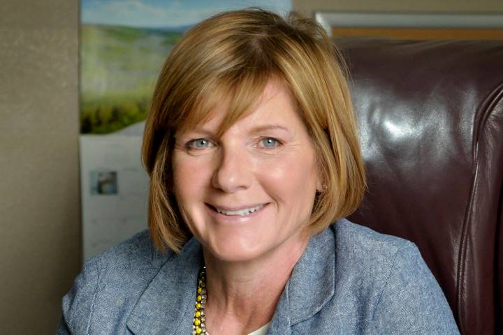 Rep. Susie Lee, D-Nev., is shown during an interview in her office at 8872 S. Eastern Ave. in L ...