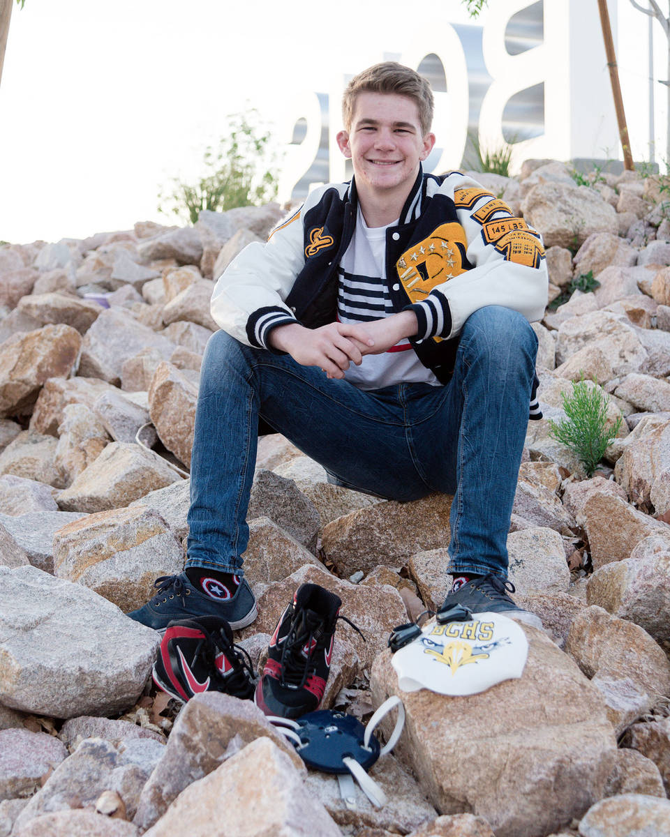 (Kim Cox) Ladd Cox, who just graduated from Boulder City High School, was named one of 10 schol ...