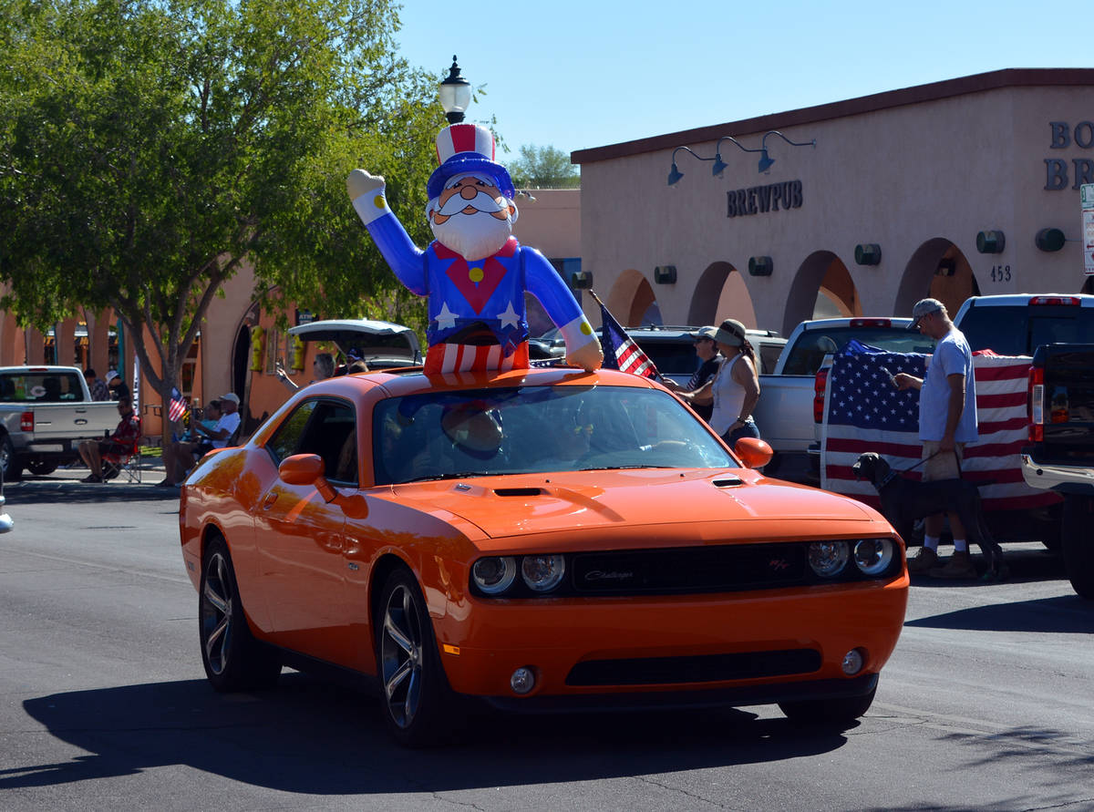 Celia Shortt Goodyear/Boulder City Review Uncle Sam made an appearance at the Independence Day ...
