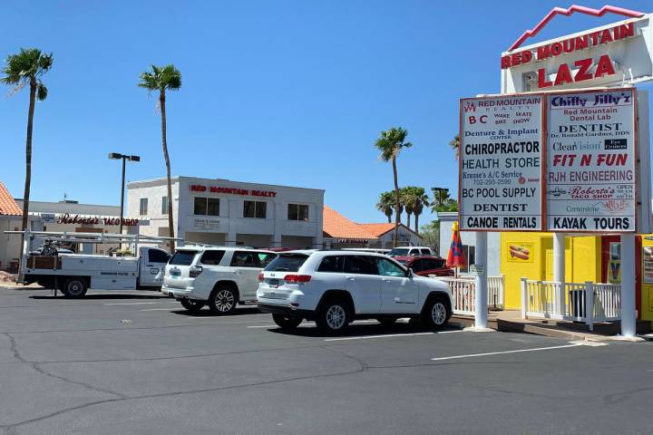 Hali Bernstein Saylor/Boulder City Review The Red Mountain Plaza is receiving up to $9,416 in g ...