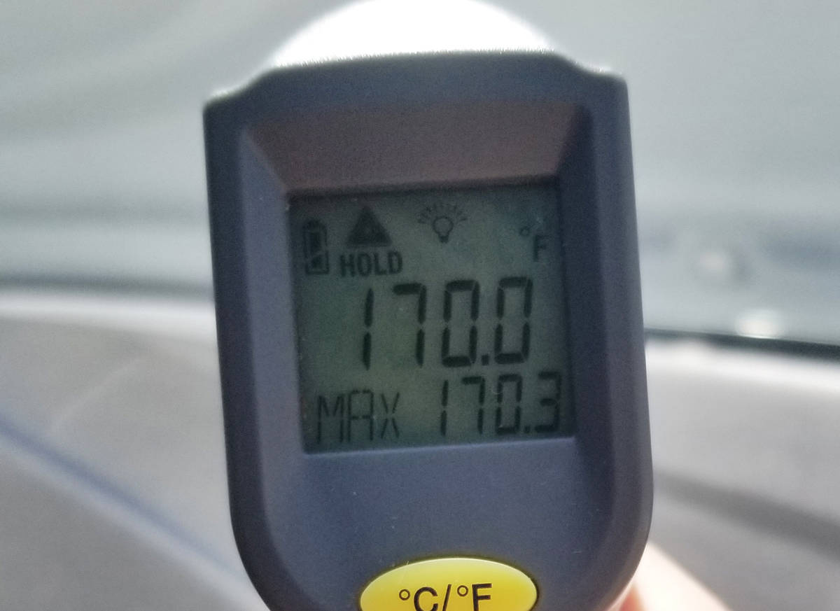 Celia Shortt Goodyear/Boulder City Review Summer temperatures inside vehicles can reach triple ...