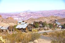 Rachel Aston/Las Vegas Review-Journal Nelson is a ghost town 45 minutes from Las Vegas. One hun ...