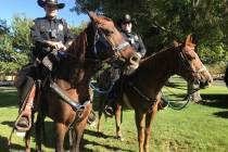 Boulder City Police Department is now required to have a voluntary mounted police unit, accordi ...