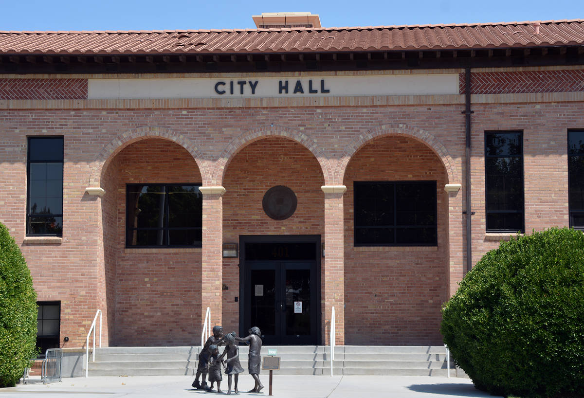Celia Shortt Goodyear/Boulder City Review Counsel for City Attorney Steve Morris and City Manag ...