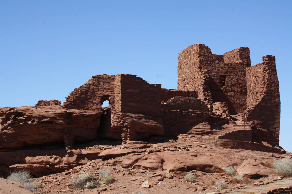 (Deborah Wall) Wukoki Pueblo, one of the best preserved pueblos in Wupatki National Monument in ...