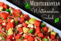 (Patti Diamond) Combine watermelon with cucumbers, crumbled feta cheese and purple onions to cr ...