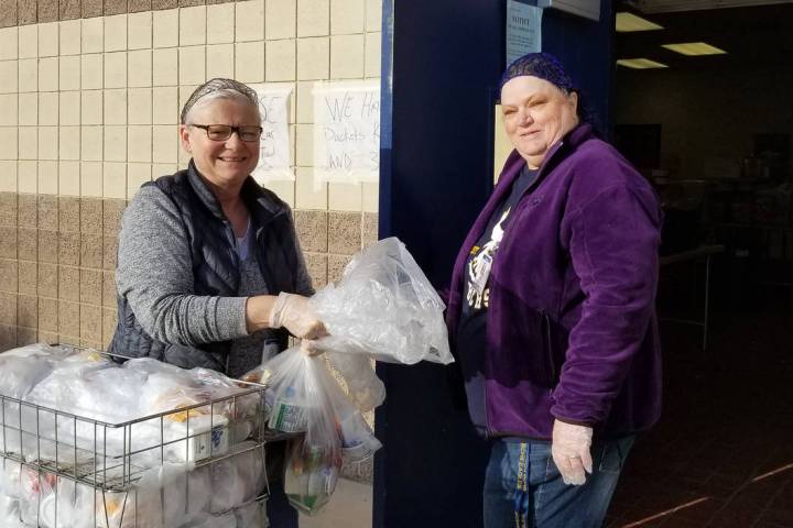 Though Clark County School District made efforts to provide meals to students during the pandem ...