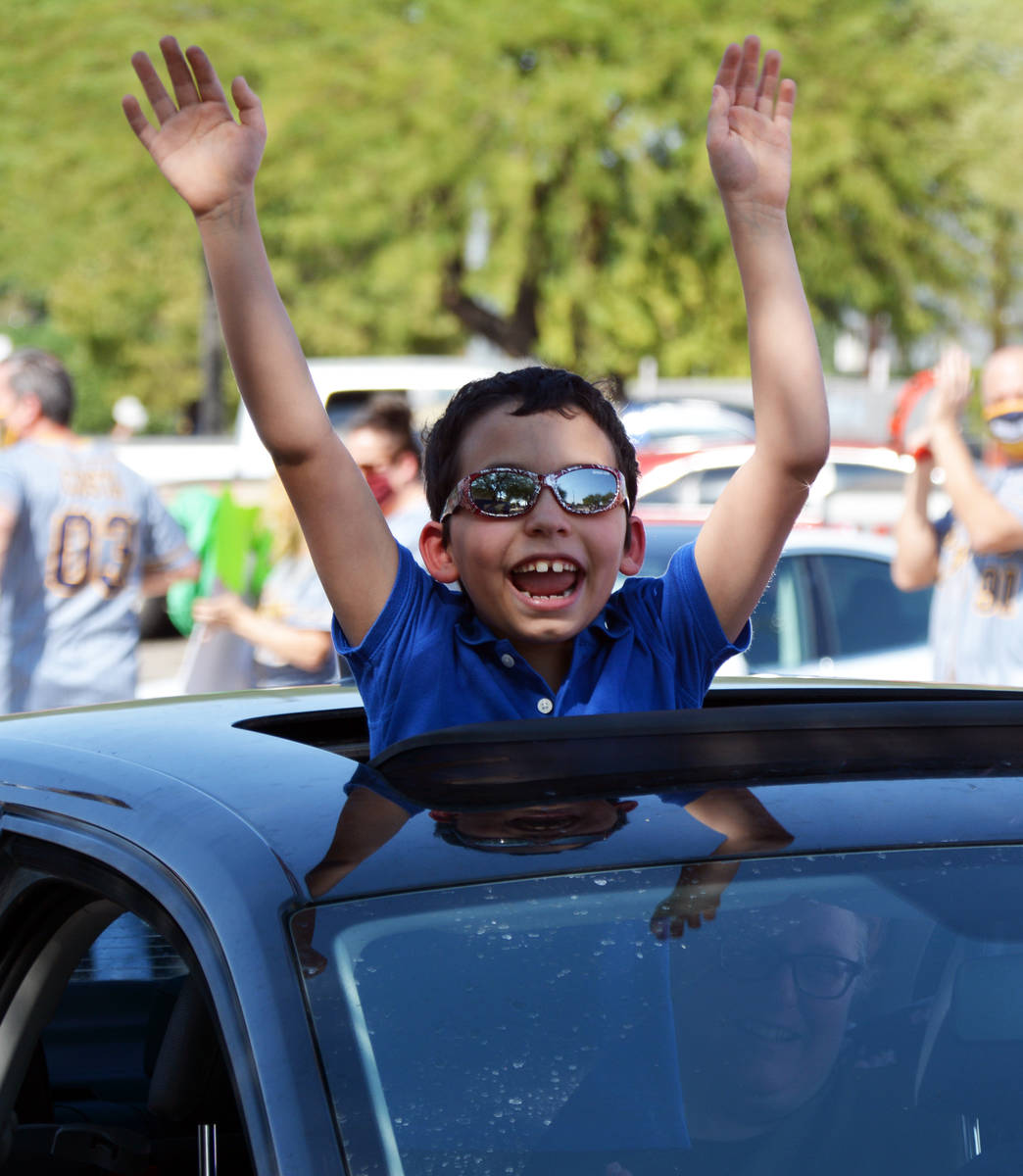 Celia Shortt Goodyear/Boulder City Review King Elementary School fourth grader Adam Pierfelice ...