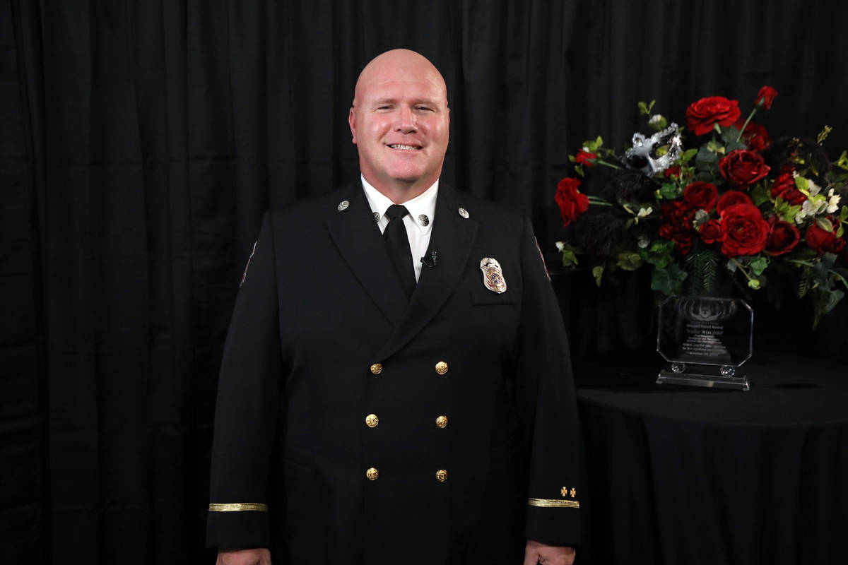 Walt West Boulder City firefighter and paramedic Walt West was recently named one of the 2020 W ...