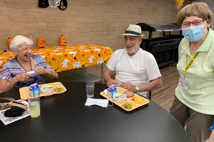 (Hali Bernstein Saylor/Boulder City Review) Joan and Frank Pomellitto, left and center, are ser ...