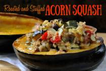 (Patti Diamond) Transforming a roasted acorn squash into a meal is simple with a mix and match ...