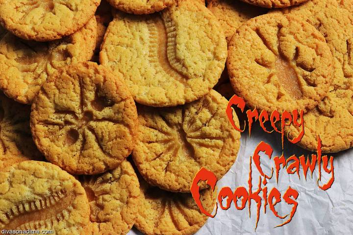 (Patti Diamond) Pressing plastic bugs into the tops of warm sugar cookies leaves creepy impress ...