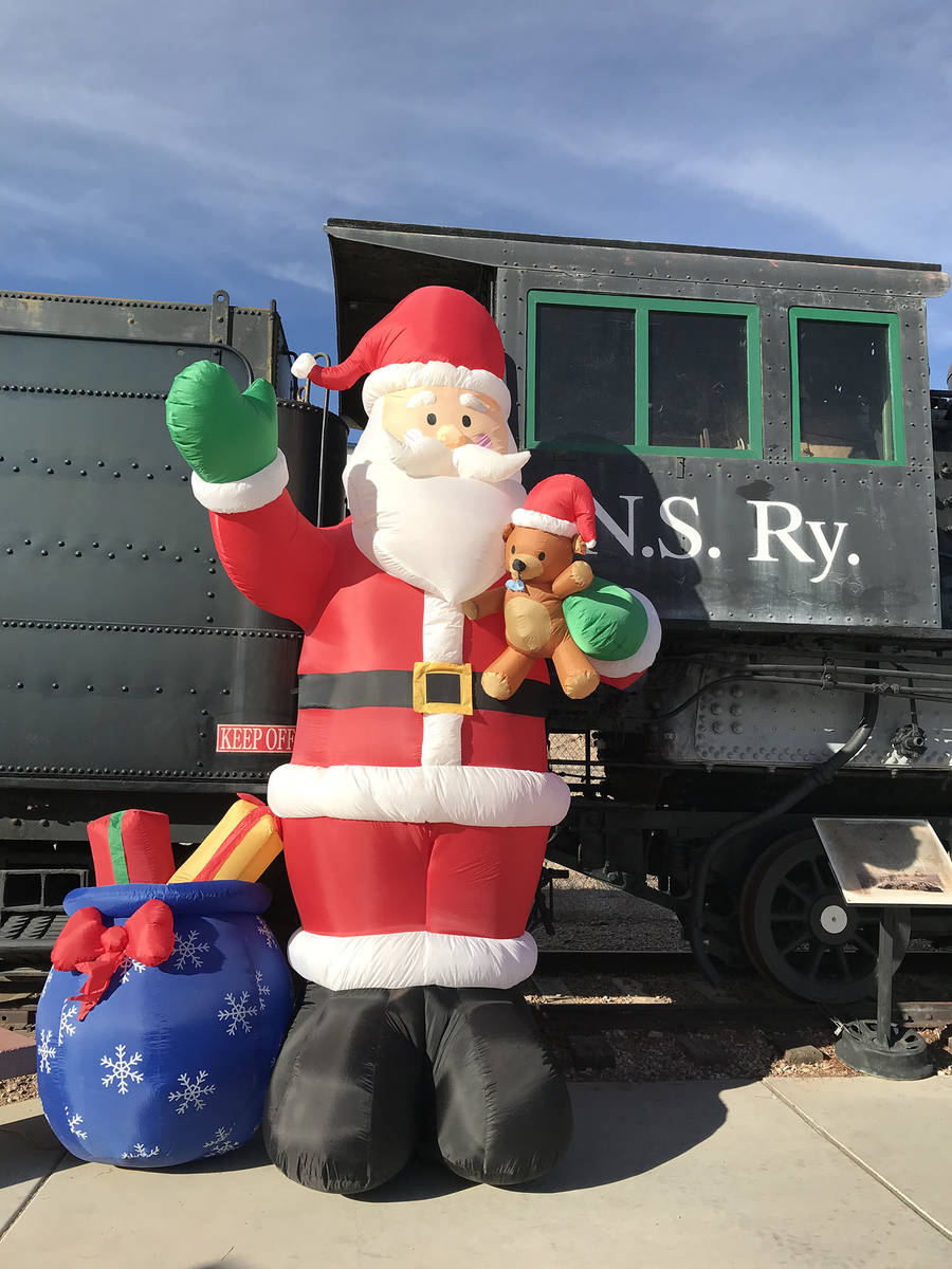 The Nevada Southern Railway is presenting the Boulder City Santa Express this year instead of i ...