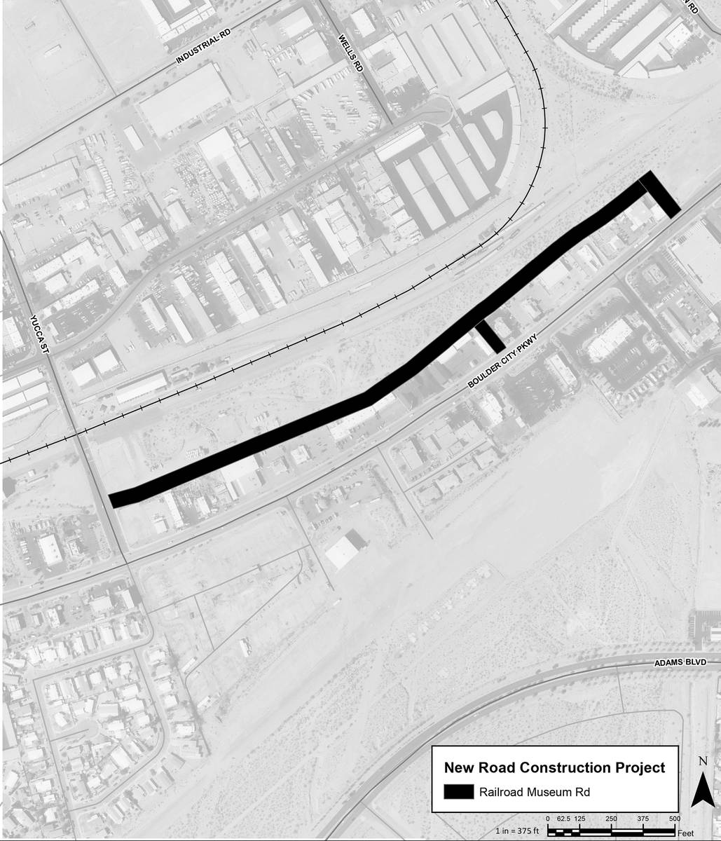 Boulder City City Council approved moving forward with designing an access road for the propos ...