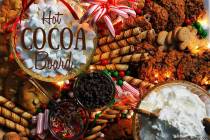 (Patti Diamond) A hot cocoa board filled with treats helps turn drinking an ordinary beverage i ...