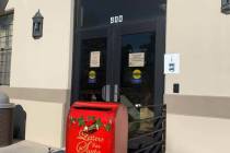 (Boulder City Parks and Recreation Department) A special mailbox for children to drop off their ...