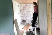 Hannah Doss Hannah Doss renovates a railroad car she purchased at an auction in 2017. She turne ...