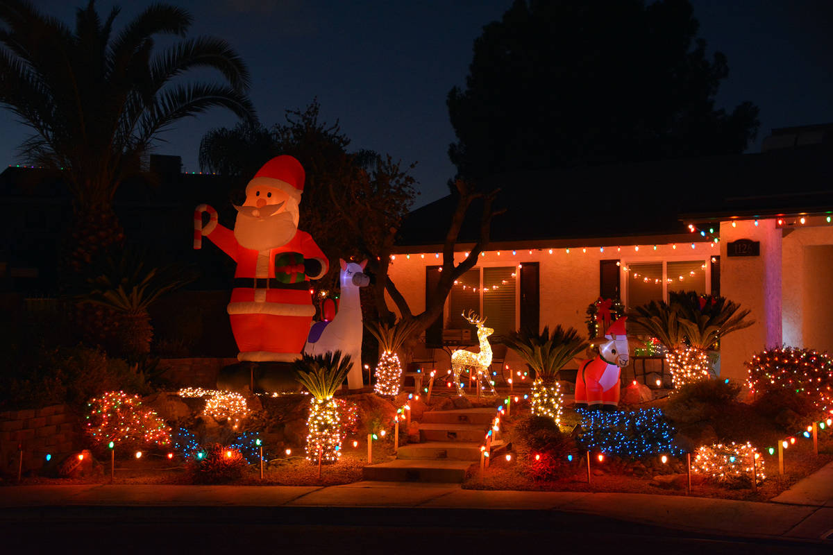 Celia Shortt Goodyear/Boulder City Review Santa Claus and some of his reindeer are visiting th ...