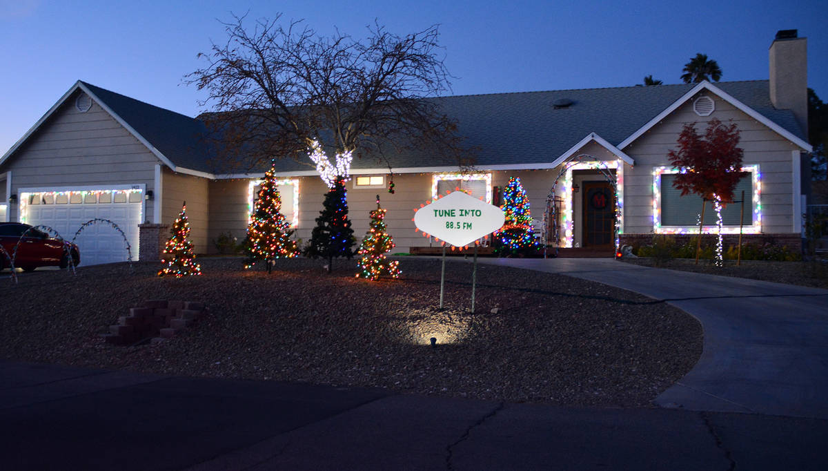 Celia Shortt Goodyear/Boulder City Review This home on Highland Drive offers lights and a show ...