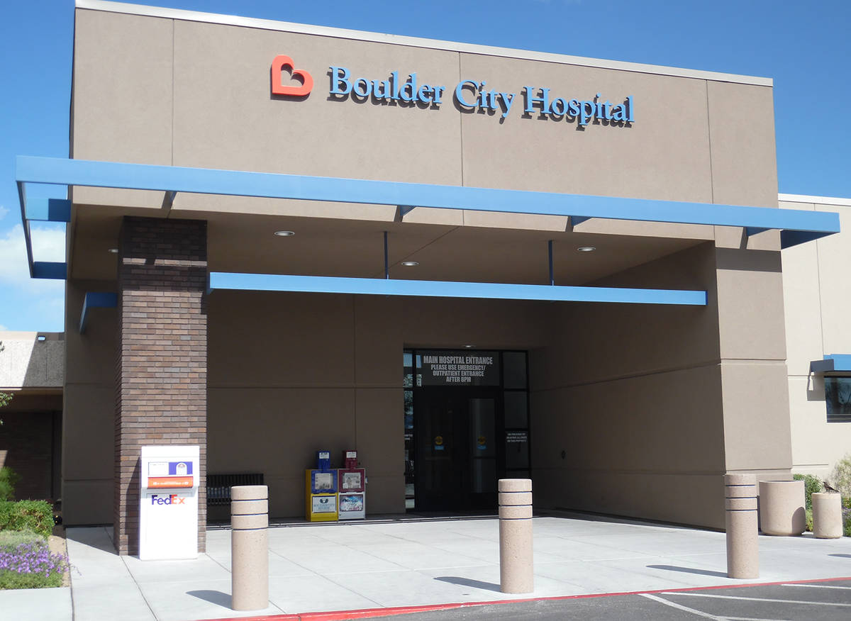 Boulder City Hospital CEO Tom Maher said the hospital could receive its doses of the COVID-19 v ...