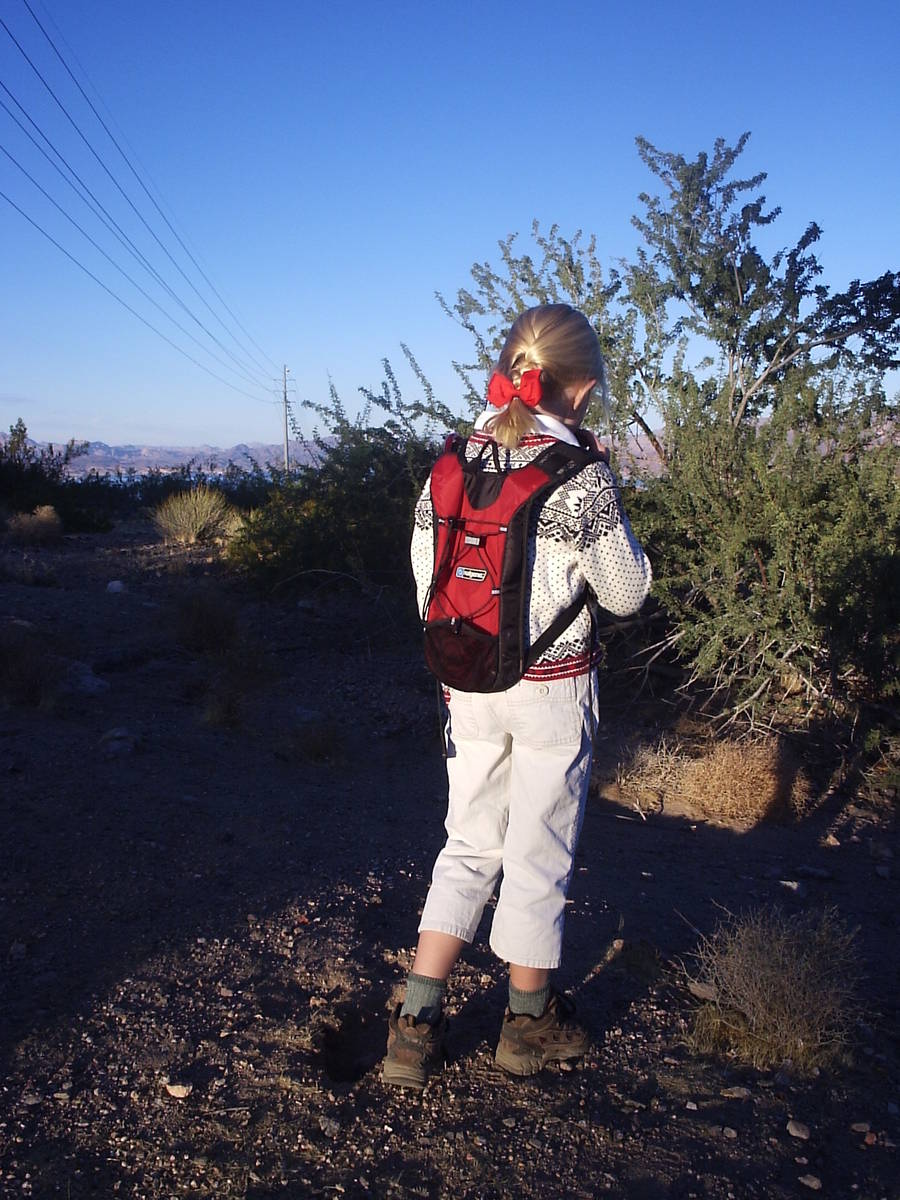 (Deborah Wall) Every child who can hike on their own should have their own backpack with a hydr ...