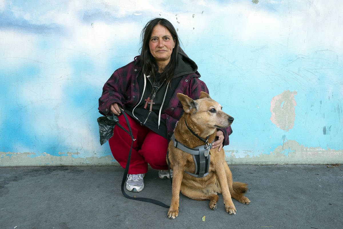 Lucia Starbuck/Our Town Reno The story of Annette and her dog Keika at Barbara Bennett Park in ...
