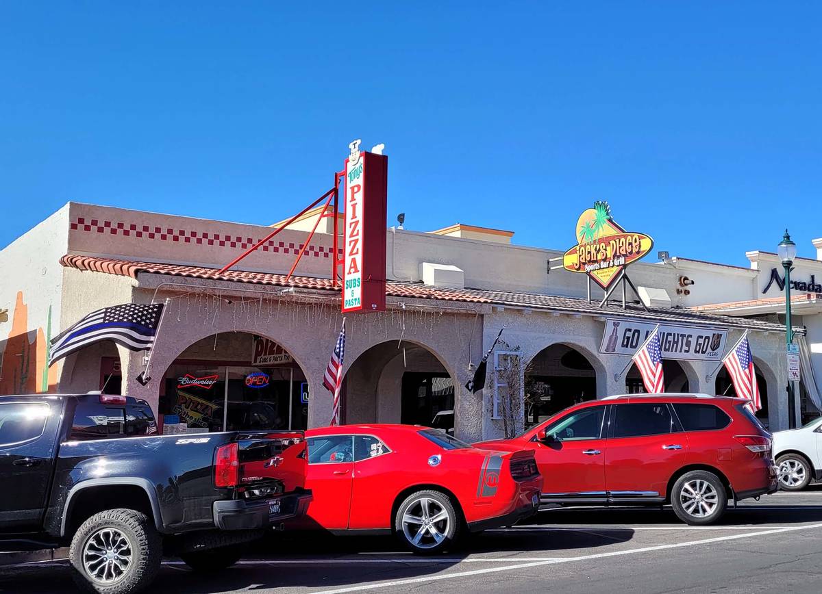 Celia Shortt Goodyear/Boulder City Review Jack's Place and Tony's Pizza are two businesses in h ...