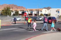 Celia Shortt Goodyear/Boulder City Review Local crossing guards are back in action helping stud ...