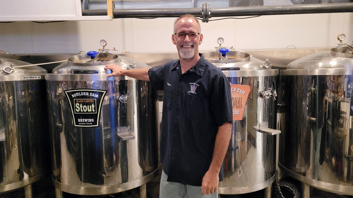 Celia Shortt Goodyear/Boulder City Review Todd Cook, owner of Boulder City Brewing Co., has sta ...