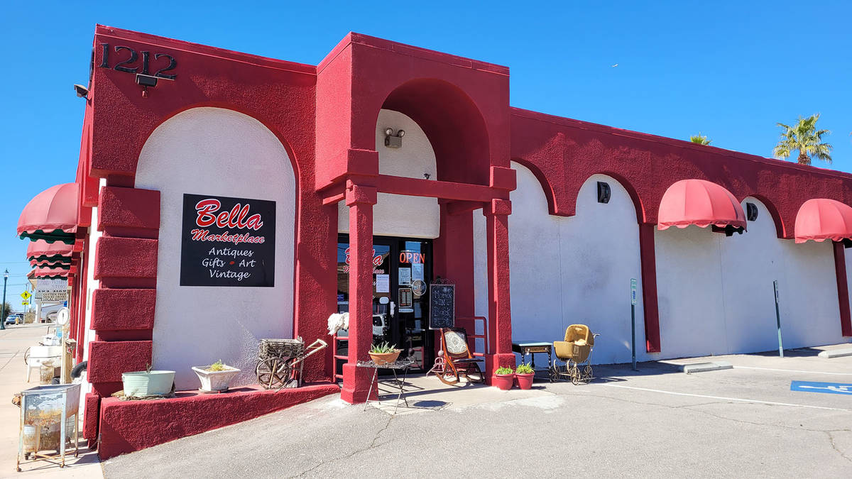 (Celia Shortt Goodyear/Boulder City Review) Bella Marketplace, 1212 Wyoming St., has seen an in ...