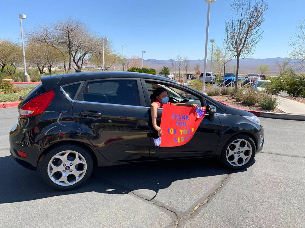 (Hali Bernstein Saylor/Boulder City Review) A participant in a parade at the Southern Nevada St ...