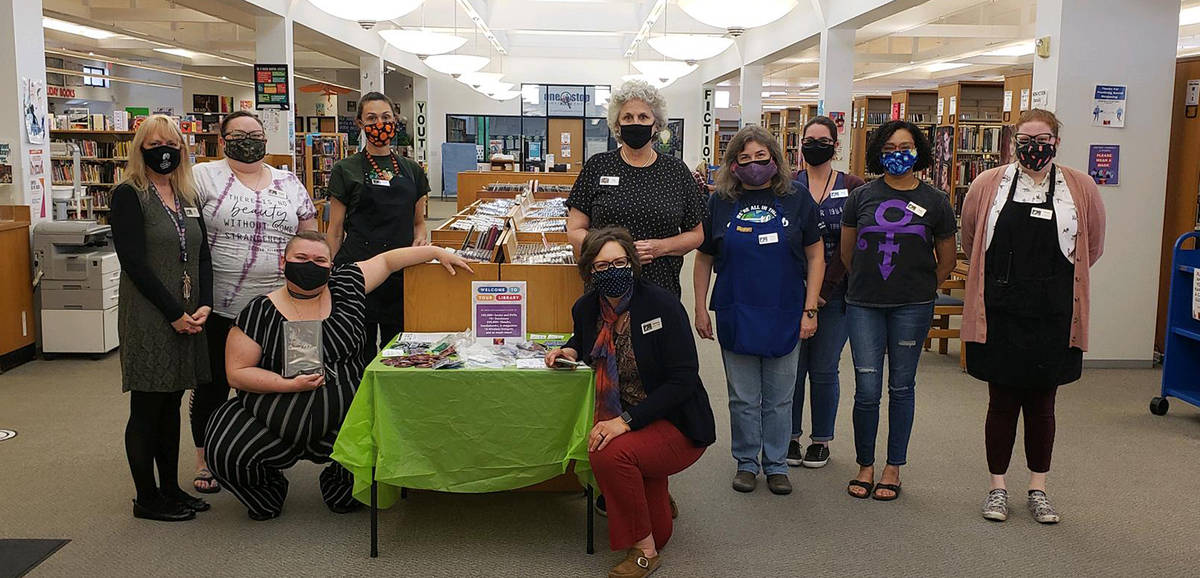 Boulder City Library The staff of the Boulder City Library, standing