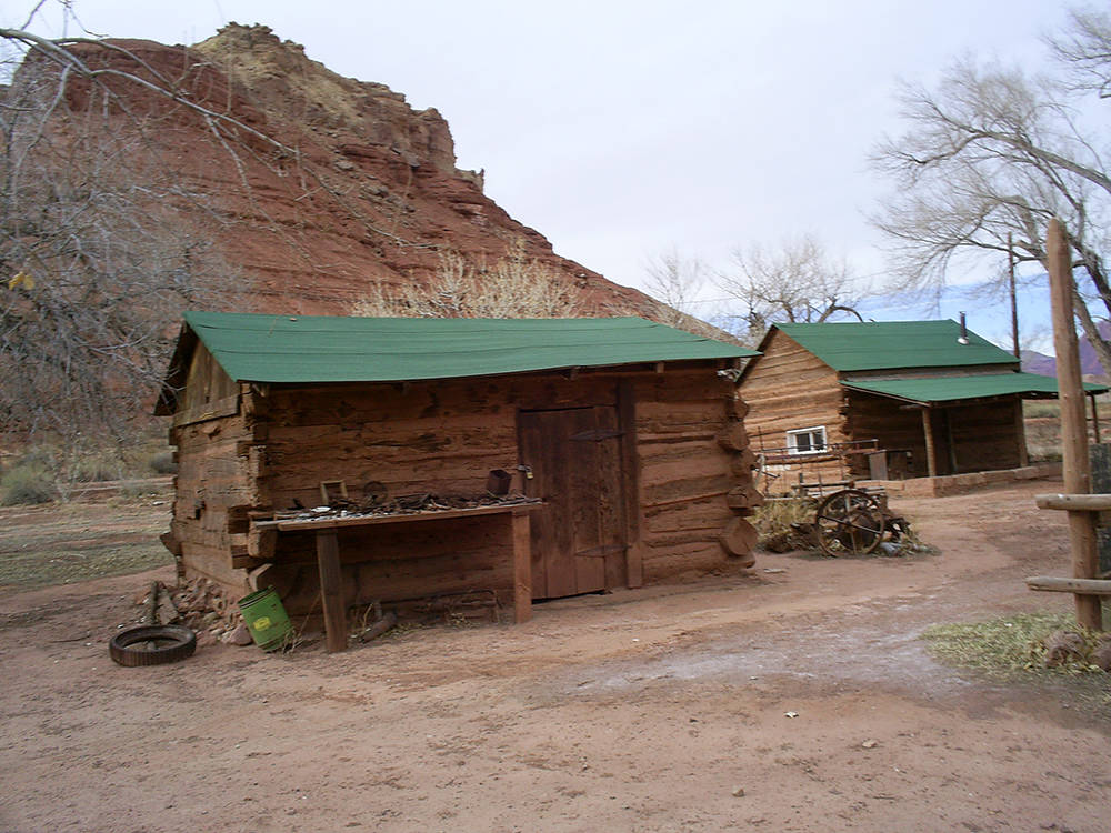 (Deborah Wall) A variety of outbuildings can be found at Lonely Dell Ranch Historic Site at Lee ...
