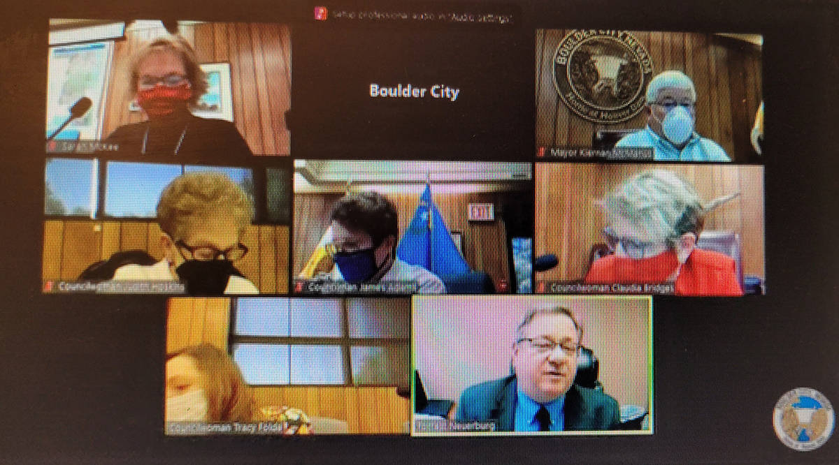 Celia Shortt Goodyear/Boulder City Review City Council is moving forward with a background chec ...