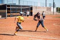 (Jamie Jane/Boulder City Review) Boulder City High School's softball team has a 4-2 record so f ...