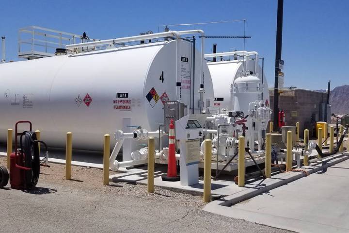 Boulder City Municipal Airport City Council introduced a bill for new fuel standards for the Bo ...