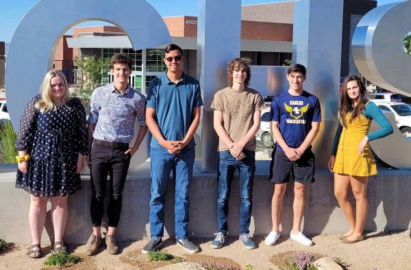 Celia Shortt Goodyear/Boulder City Review Leaders of the Boulder City High School's class of 20 ...