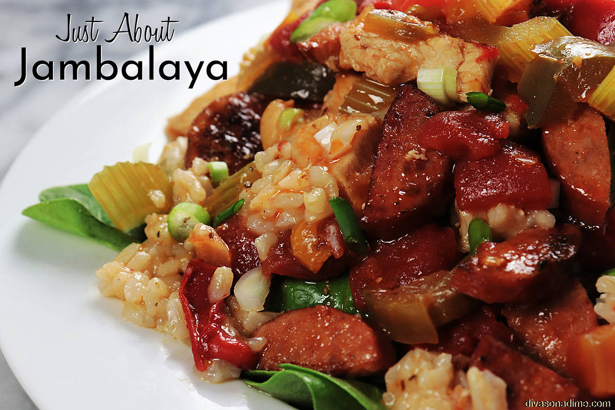 (Patti Diamond) Based on a classic Creole dish, this Just About Jambalaya is easy to prepare an ...