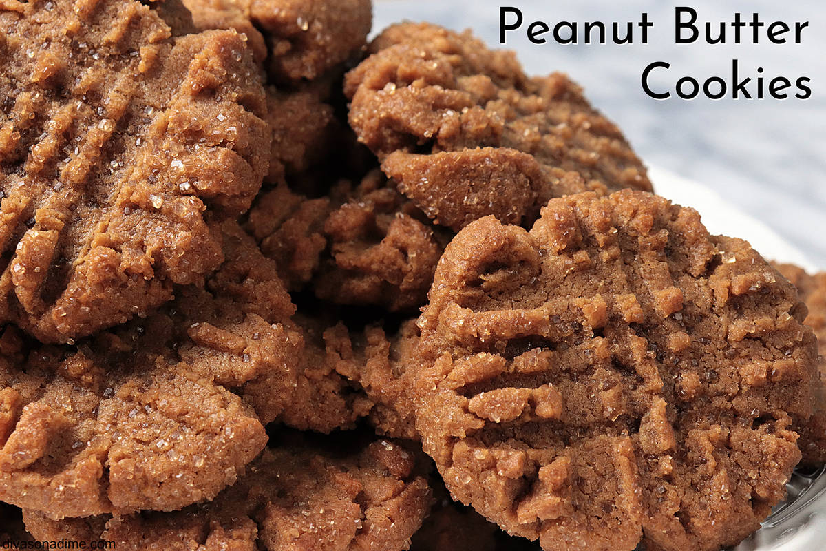 (Patti Diamond) These flourless peanut butter cookies take only five ingredients to make. Its s ...