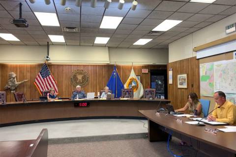 (Hali Bernstein Saylor/Boulder City Review) Council chambers inside City Hall will undergo reno ...