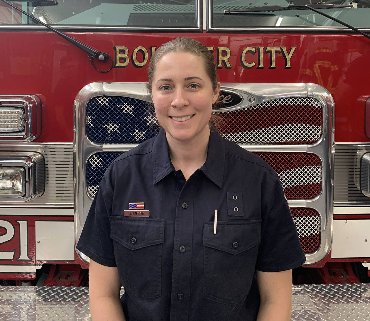 Boulder City reserve firefighter Sarah Mitre