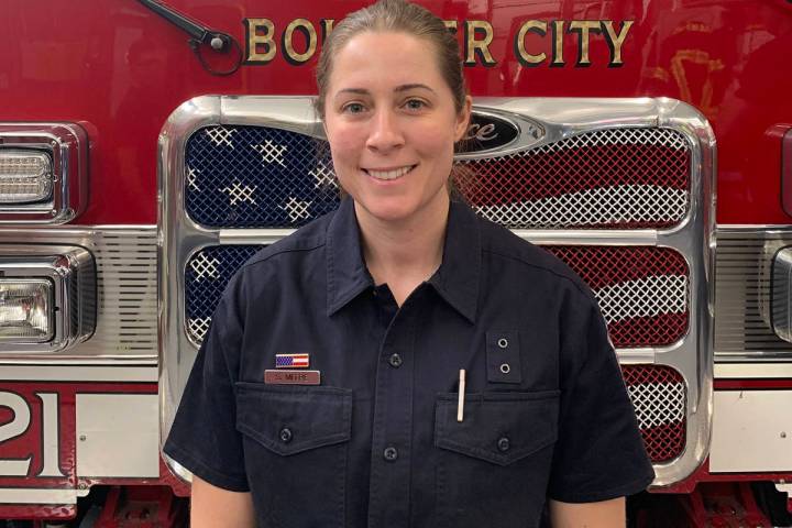 Boulder City reserve firefighter Sarah Mitre