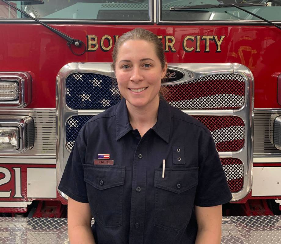 Boulder City reserve firefighter Sarah Mitre