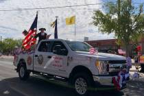 (Hali Bernstein Saylor/Boulder City Review) American Legion Post 31 of Boulder City celebratate ...