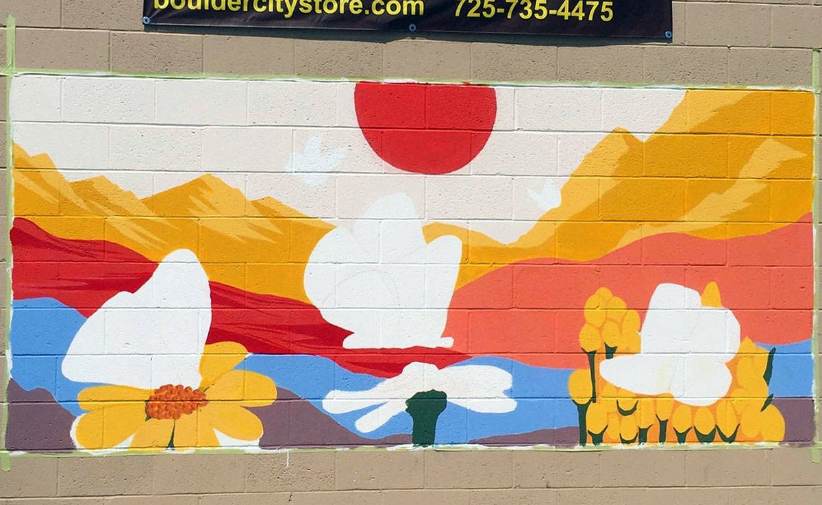 America Grafton This mural at the Boulder City Co. Store is the first done by the Mojave Art Co ...