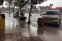 Chances of rain and thunderstorms are forecast through Saturday evening and the National Weathe ...
